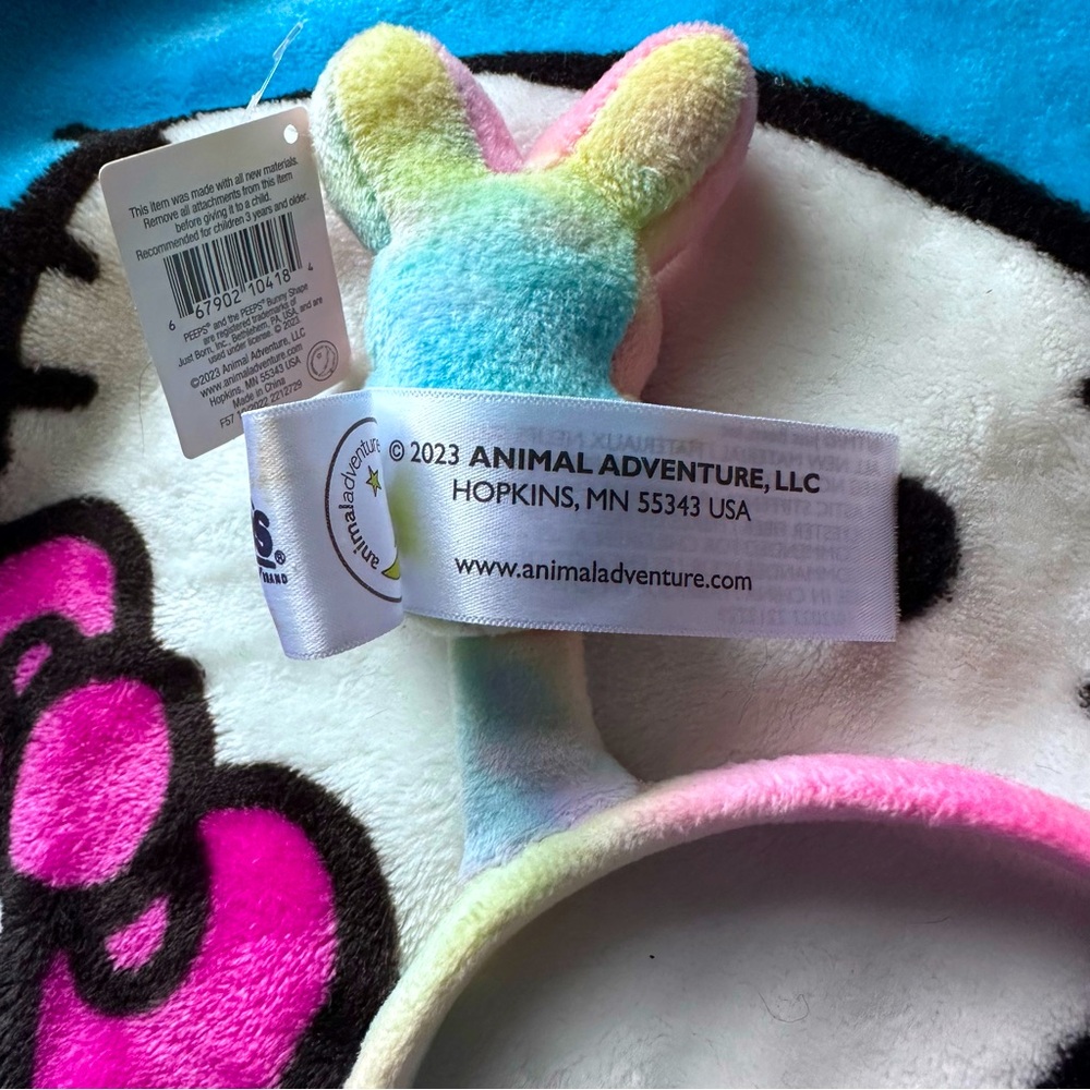 Peeps Bunny Rabbit Headband Easter Costume Collectible One Size Kids Adults - Picture 4 of 5